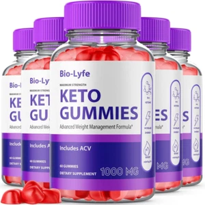 (5 Pack) Biolyfe Keto Gummies Bio Lyfe Keto Gummies Biolife Keto (300 Gummies) - Picture 1 of 4