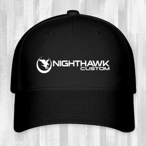 Nighthawk Custom Firearms Black Hat Baseball Cap Size S/M & L/XL - Picture 1 of 3
