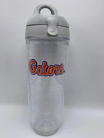 Tervis Florida Gators Patch 20 oz Water Drink Bottle Lidded Dishwasher Safe Cover