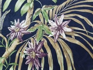 Bal Harbour Waverly floral drapery/upholstery fabric remnant 3 3/4 yards L x54"W - Picture 1 of 9