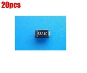 20 Stück SMD Schottky Diode SS310 SR3100 3A/100V ip - Bild 1 von 2
