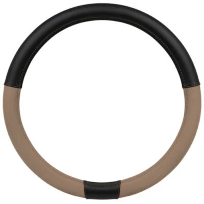 Cubierta de volante CATERPILLAR 2 tonos cuero agarre deportivo estándar 14,5 - 15,5" Foto 1 de 4