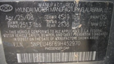 Cilindro maestro de freno usado se adapta a: Hyundai Sonata 2009 sin ABS sin control de tracción Foto 1 de 4