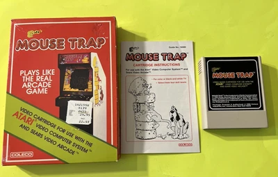 Trampa para ratones Atari 2600 Coleco completa - ¡Limpiada y probada funciona muy bien! Foto 1 de 4