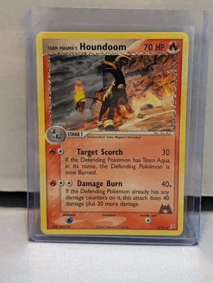 2004 Pokemon Team Magma’s Houndoom 34/95 Regular Uncommon Non-holo - NM - Image 1 of 2