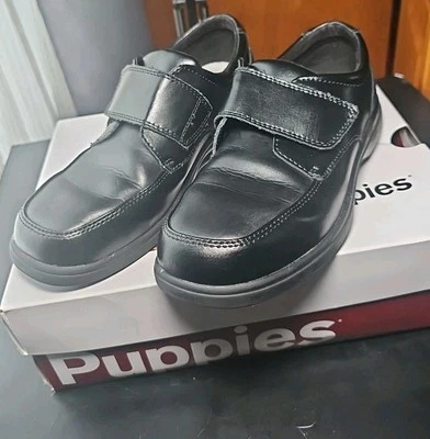 Hush Puppies Gavin Black Formal Shoes Boys - Size 3 WIDE  (HP853916) - Image 1 of 4