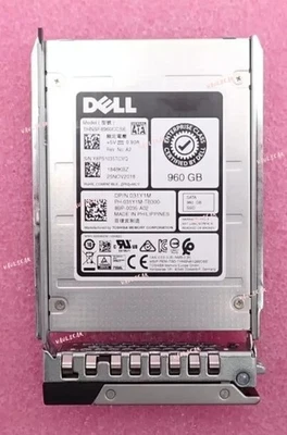 31Y1M 031Y1M Dell Enterprise 960GB SATA 6G RI 2.5" MLC SSD 14/15/16th Gen Caddy - Image 1 of 4