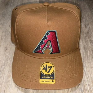 Arizona Diamondbacks Carhartt x '47 Hitch Adjustable Snapback Hat Brown - Picture 1 of 8