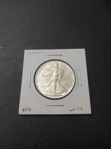 Mezzo dollaro 1944 Walking Liberty XF+ - Foto 1 di 11