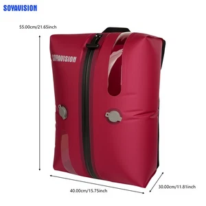 Bolsa de viaje grande roja sellada al vacío a prueba de polvo bolsa de compresión al vacío impermeable - Imagen 1 de 6