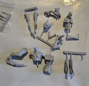 3d Printed Resin Lot Bust Skull Angel - Picture 1 of 4