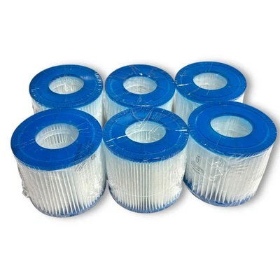 Type D Swimming Pool Pump Filter Cartridge 6-Pack P57100102 - Image 1 of 3