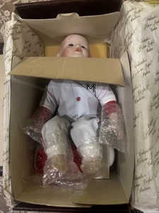 Muñeca de béisbol de porcelana Ashton Drake Michael Yolanda imagen bebés perfectos '90 - Imagen 1 de 8