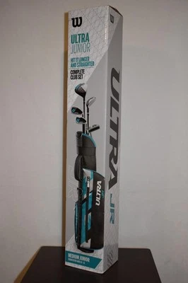 Wilson Juniors’ Ultra Medium Golf Club Bag Set Ages 8-11 Black/Teal NIB - Image 1 of 4