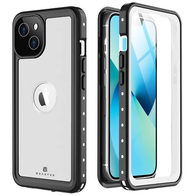 适用于 Apple iPhone 11 12 13 Pro Max 防水保护壳 防震 带屏幕保护膜 — 第 1/4 张图片