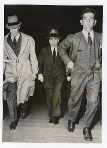 Lucky Luciano Crime Photo 1936 Mafia Mob Boss New York City - Bild 1 von 2