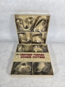 NEW Big Country Western Cookie Cutters Set Of 8 Horse Boot Hat Horseshoe  - Picture 1 of 5