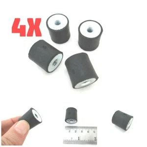 Bobinas de goma M6 20d*20h mm antivibración hembra hembra FF 4 piezas - Imagen 1 de 7
