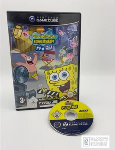 Spongebob Schwammkopf: Film ab! / Nintendo GameCube / Disc akzeptabel / OVP - Picture 1 of 2
