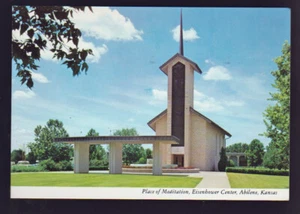 ABILENE KANSAS KS Eisenhower Center Place Meditation 1983 CONTINENTAL Postcard - Picture 1 of 2