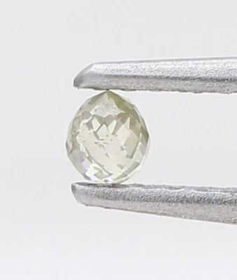 Drilled Briolette Drop Cut Fancy Natural Diamond Loose 0.14Ct Green color HD VDO - Image 1 of 4