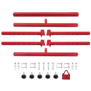 Adjustable Truck Bed Lift Universal Red Powder Coated Steel 800LB Capacity USA - Picture 1 of 12
