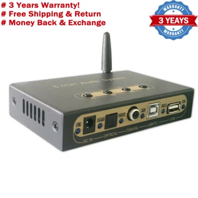 RH-667X 5.1CH Audio System DAC Decoder Computer Sound Card Bluetooth Receiver - Image 1 of 4