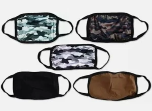 MAD Engine 5 Pack Face Covering BRAND NEW Camo Cluster Adult Solid and Printed - Picture 1 of 5