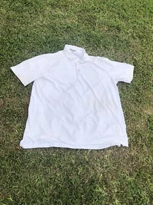 Peter Millar Summer Comfort Polo Shirt Mens XL White Wolf Dancer Golf Club Logo - Picture 1 of 12