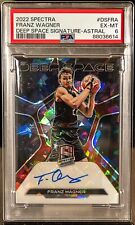 6614 FRANZ WAGNER 2022 Panini Spectra Astral Prizm Deep Space Auto 21/49 PSA 6