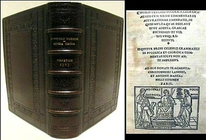 1507 COMPLETE WORKS VIRGIL GEORGICS AENEID BUCOLICS POETRY LORTIC BINDING XRARE - Picture 1 of 6