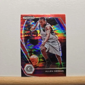 2021-22 Prizm Draft Picks Basketball Allen Iverson RED PULSAR Prizm SP card # 85 - Picture 1 of 2