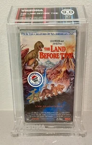 The Land Before Time VHS Graded VHSDNA 9.0 A+ Mint Pizza Hut First Print - Picture 1 of 2