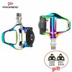 Bicycle Self-Locking Pedals Road Bike SPD-SL Clipless Pedals w/ Cleats PROMEND