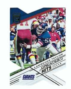 LAWRENCE TAYLOR 2016 DONRUSS ELITE " GREATEST HITS " DIE CUT $20 NEW YORK GIANTS