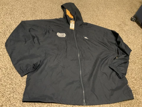 adidas New England Revolution W.N.D. Jacket GK1746 Men's Size: XL NWT *defect Cover