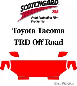 3M Paint Protection Film Pro Series Clear 2024 2025 Toyota Tacoma TRD Off Road - Picture 1 of 3