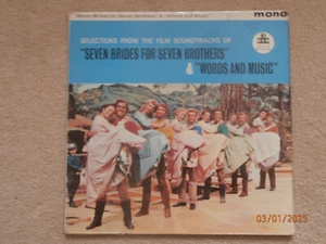 SEVEN BRIDES FOR SEVEN BROTHERS and WORDS & MUSIC. MGM LP. KEEL-POWELL .GARLAND. - Picture 1 of 3