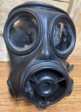 Ex-British Army Issue Avon Black S10 Respirator/Gas Mask No Filter Size 1- Used
