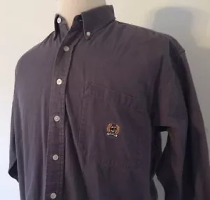 CINCH Herren Blau Langarm Button Down Hemd 100% Baumwolle Größe M - Bild 1 von 4