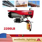 PA1000 2200LB Electric Wire Cable Hoist Winch Crane 1 Ton Hoist +Remote Control