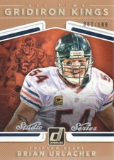 2017 Donruss All Time Gridiron Kings Studio Series #39 Brian Urlacher 081/100