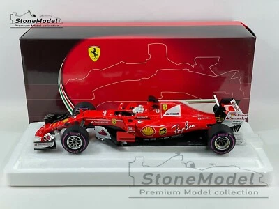 Ferrari F1 SF70H Sebastian Vettel Australia GP 2017 Winner 1:18 BBR181705 by BBR - Image 1 of 4