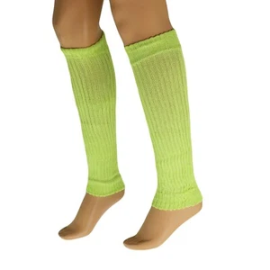 Leg Warmers for Women 80s Style Knitted Knee High - Picture 1 of 138