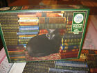 Cobble Hill "Library Cat", Black Cat, 1000 piece Jigsaw Puzzle