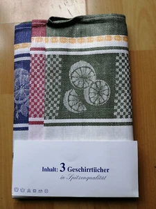 Mehrzwecktücher Geschirrtuch DDR Spültuch Trockentuch 3 Stück NEU Halbleinen - Bild 1 von 2