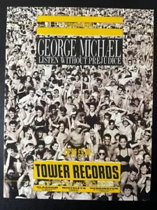 GEORGE MICHAEL - LISTEN WITHOUT PREJUD | 12.5X10"' MAGAZINE ADVERT / POSTER L438 - Picture 1 of 1