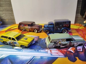 Hot Wheels Premium Lot Of 4 Loose Cars X-Men And MOTU - Picture 1 of 5