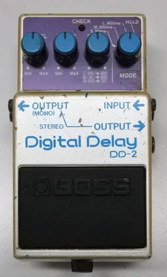 BOSS DD-2 Digital Delay Guitar Effects Pedal MIJ 1984 #262 DHL Express or EMS - Image 1 of 4