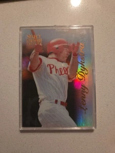 Lenny Dykstra 1996 Select Certified Mirror Red Baseball #72  /90 - Picture 1 of 2